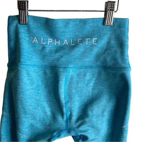 Alphalete R6 Revival Leggings XS Cayman Blue - Picture 5 of 10